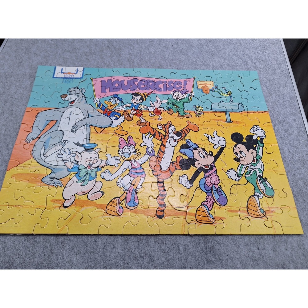 Vintage Springbok 100 pc Puzzle MOUSERCISE Complete